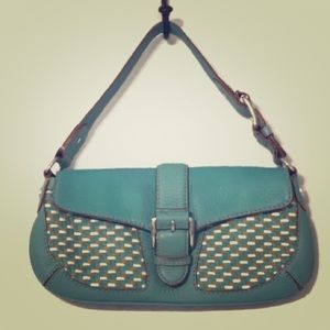 Michael Kors Aqua Leather Small Handbag